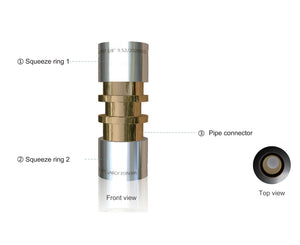 VRV air conditioning pipe cold connecting ring third generation—Wg